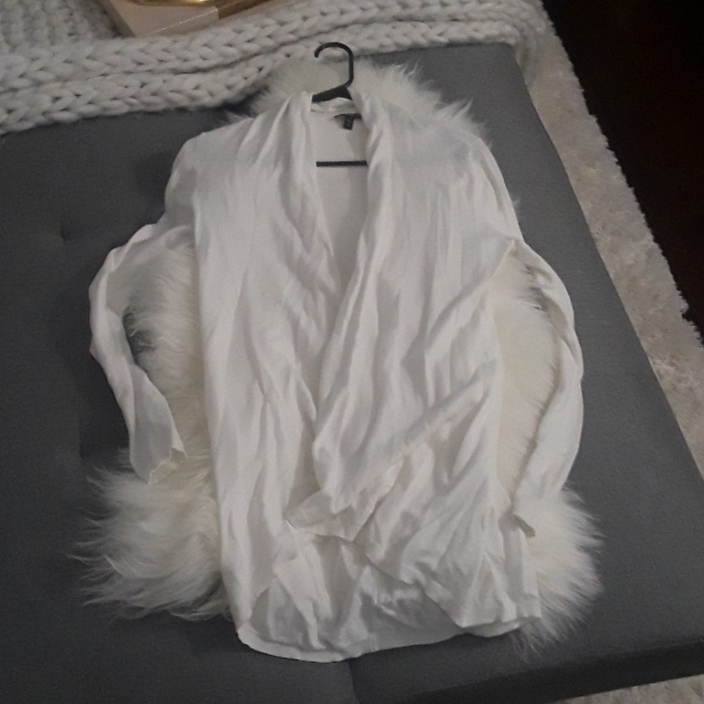 Express cream colored cardigan